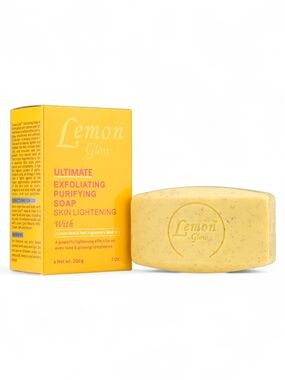Lemon Glow Ultimate Exfoliating Purifying Bar Soap - 7oz.